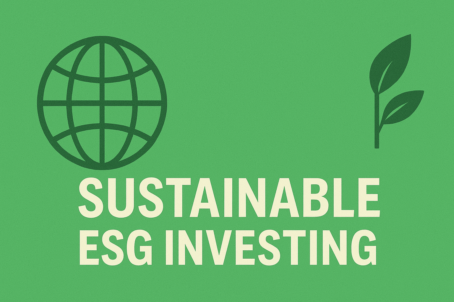 Sustainable and ESG Investing